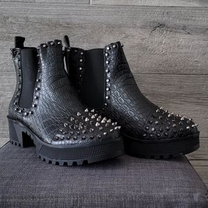 Spiked Combat boots